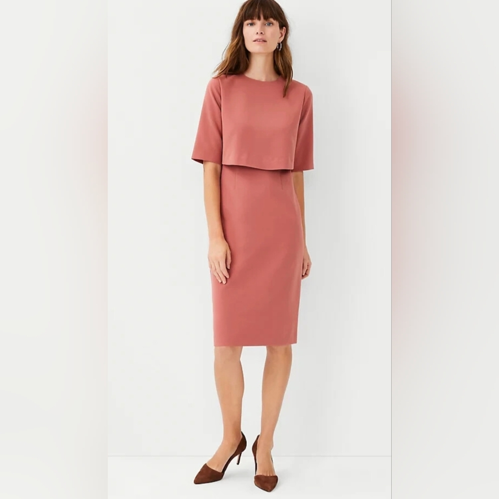 NWT Ann Taylor Midi Sheath Dress